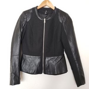 Princess faux leather jacket